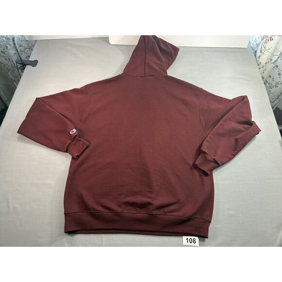 Champion Texas A&M Aggies Hoodie Sweatshirt Mens Large Maroon Pullover - Picture 7 of 7